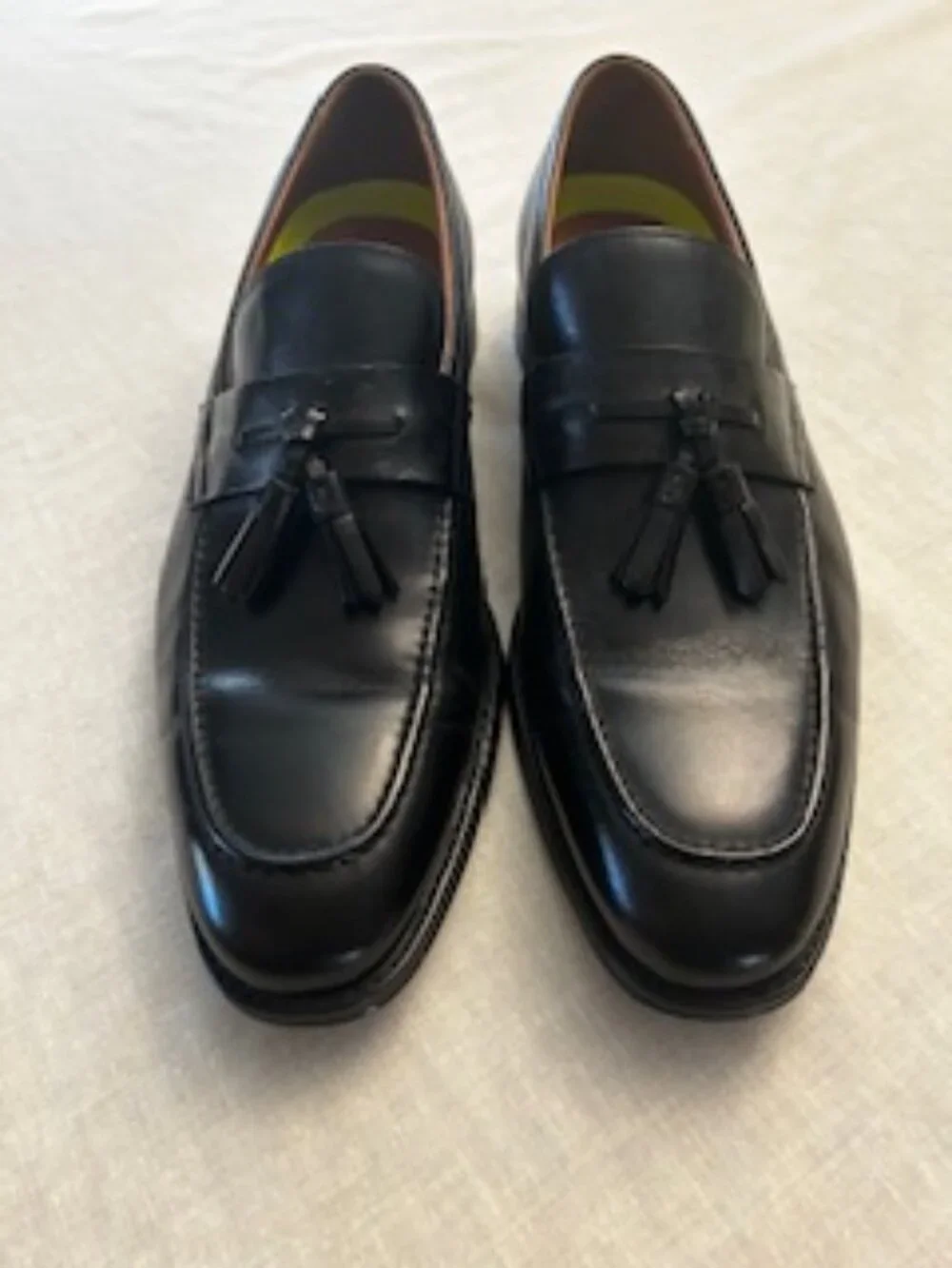 Black Leather Drees Shoes